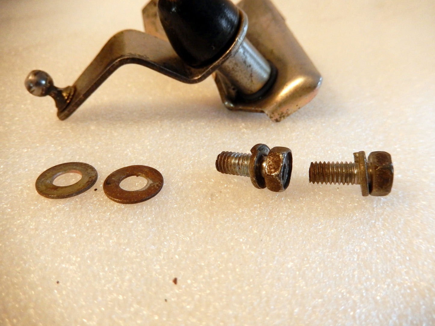Datsun 280Z Engine Mounted Throttle Rod Bracket and Lever