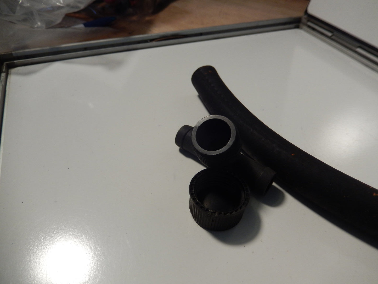 Datsun 240Z Water Liner Check and Fill Pipe