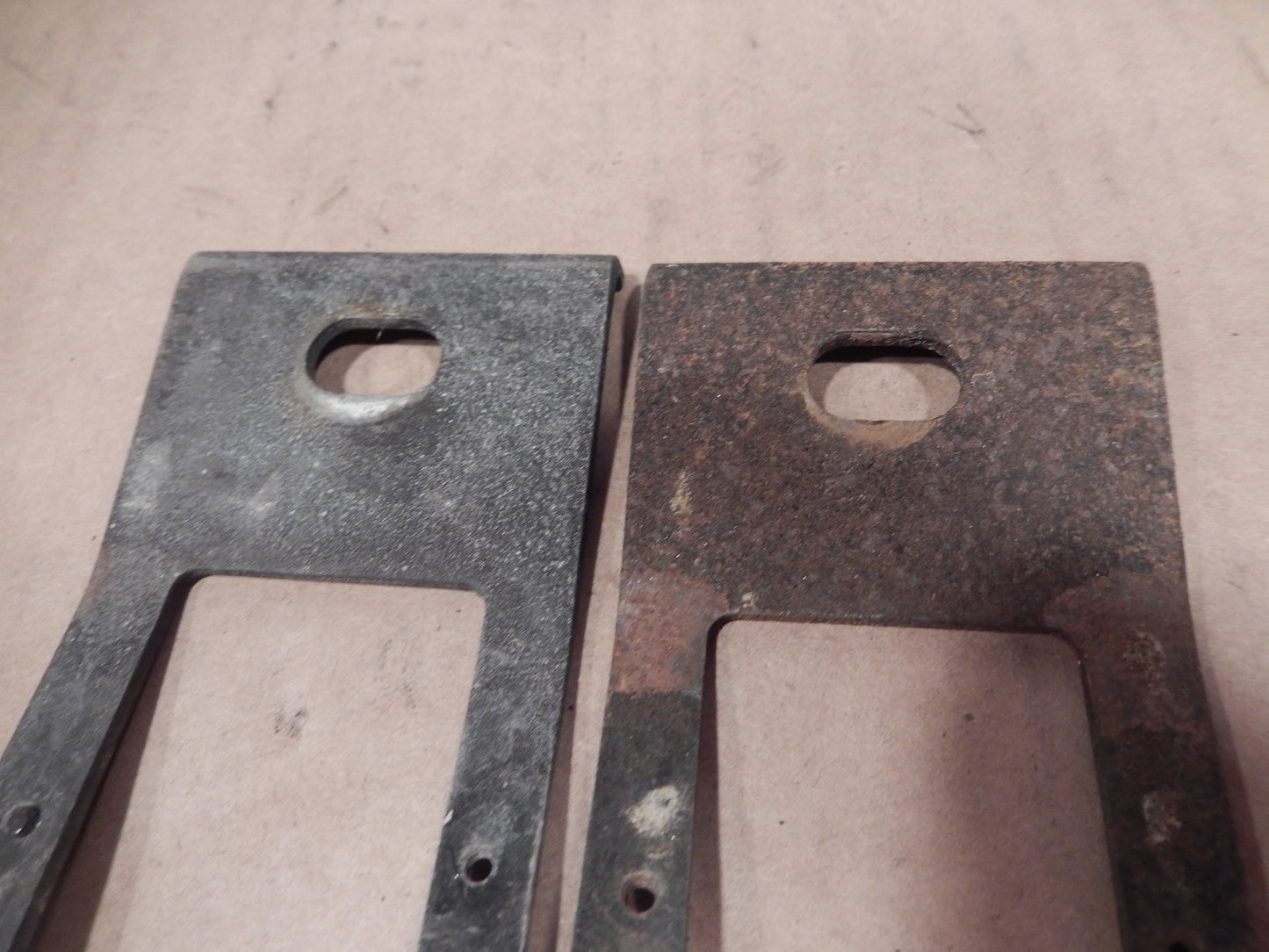 Jaguar XKE Bumper Plate Mounting Brackets