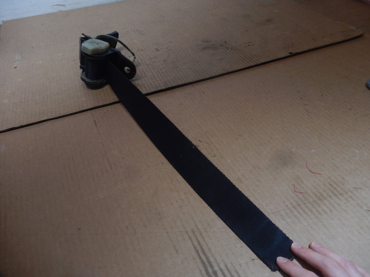 1973 Datsun 240Z Left Side (Drivers) Seat Belt Retractor Mechanism