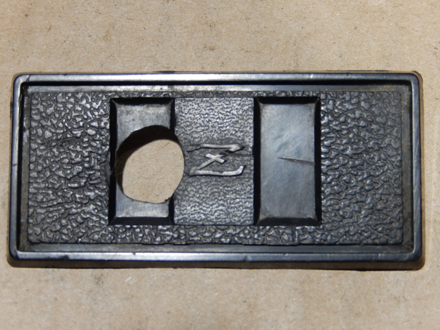 Datsun 240Z Center Console " Z " Badge