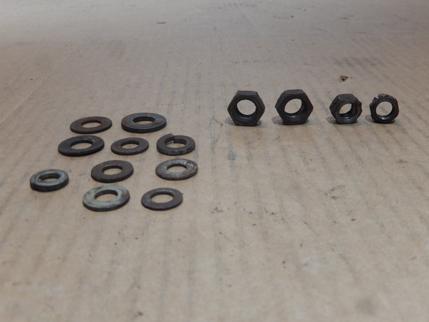 Datsun 240Z Drive Shaft Fasteners + Washer Group