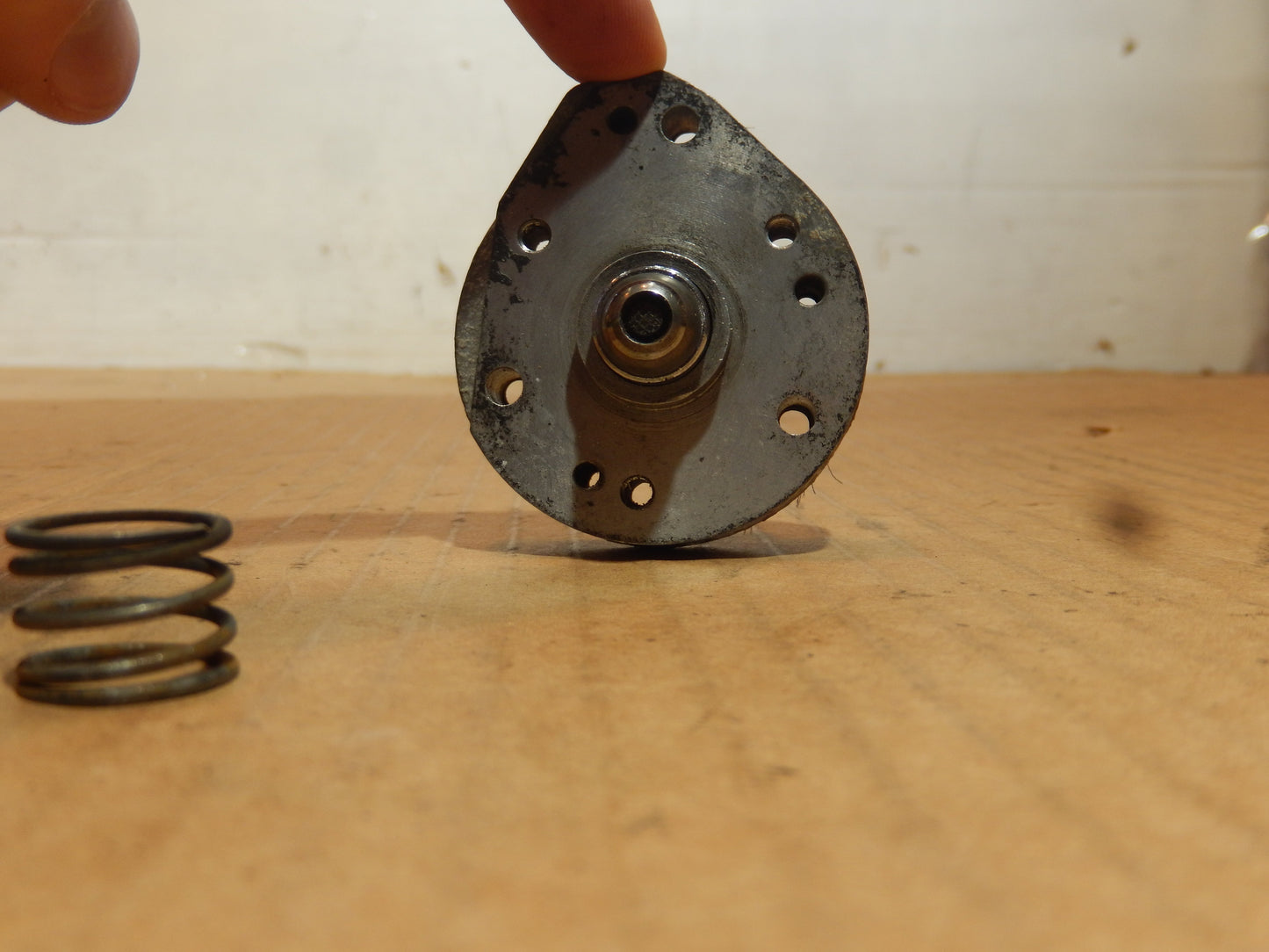 Datsun 280Z Throttle Body Air Top Plate Assembly, Spring and Gasket