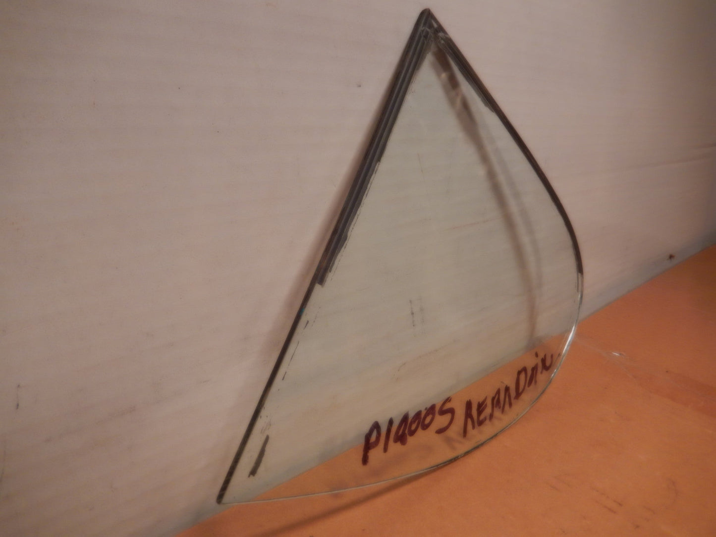 Volvo P1800S OEM Drivers Side Quarter Glass