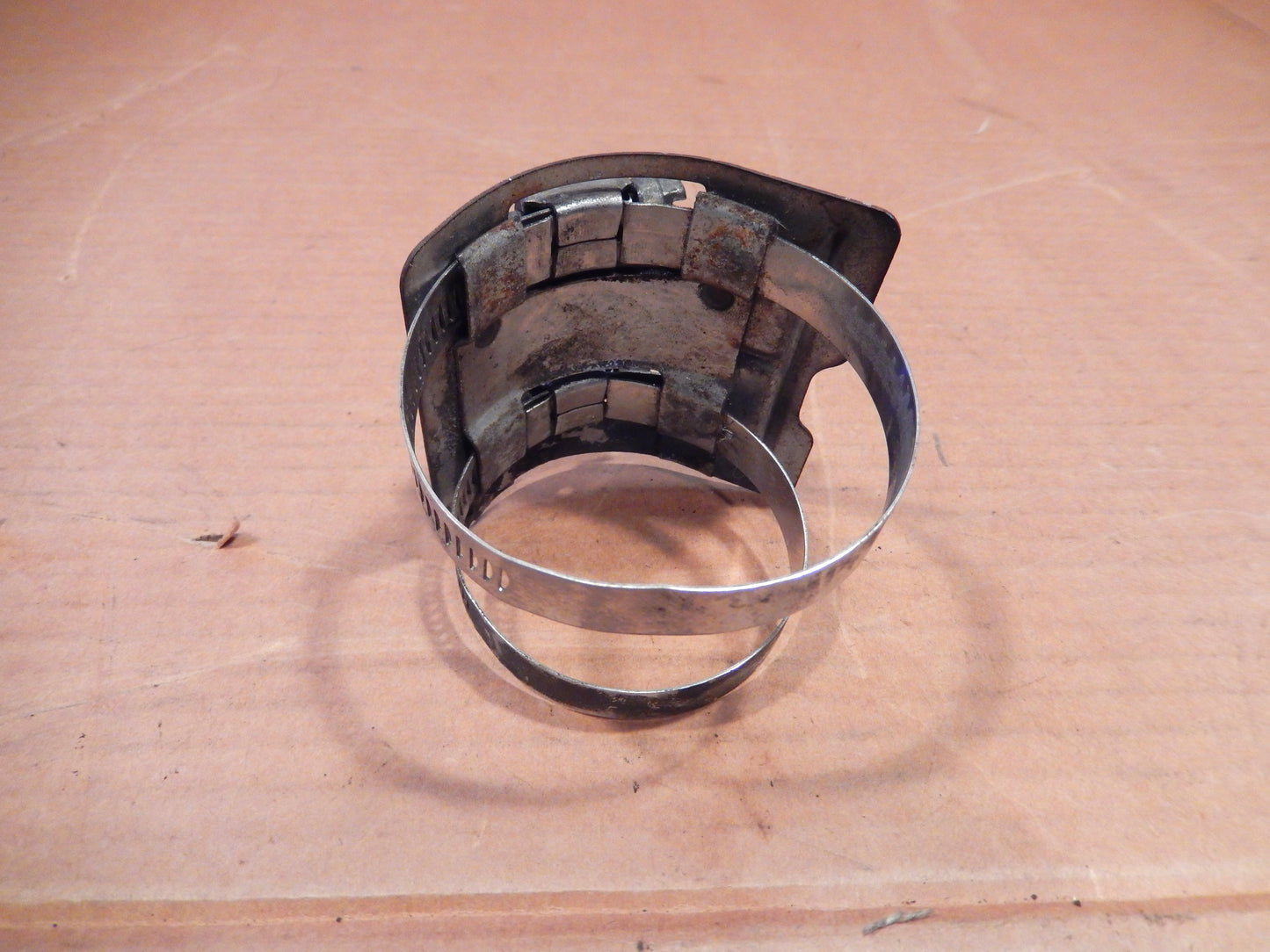 Datsun 280ZX Turbo Upper Air Pipe Double Clamp and Heat Shield