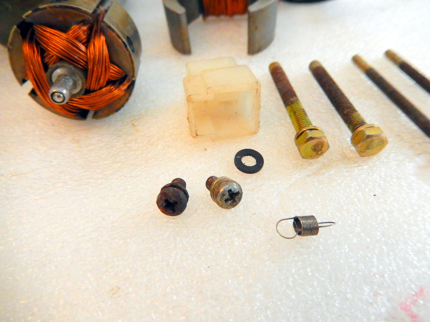 Datsun 280Z - 280ZX H-80 Antenna Motor, Case, and Fasteners
