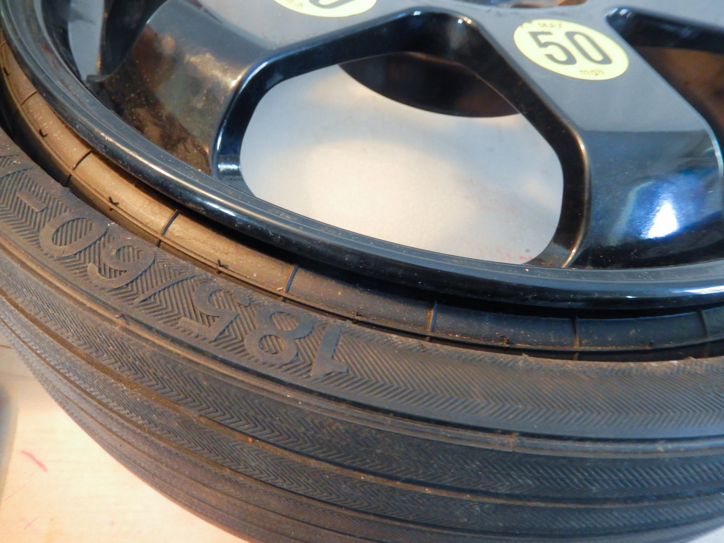 Maserati Quattroporte M139 Spare Wheel and Tire