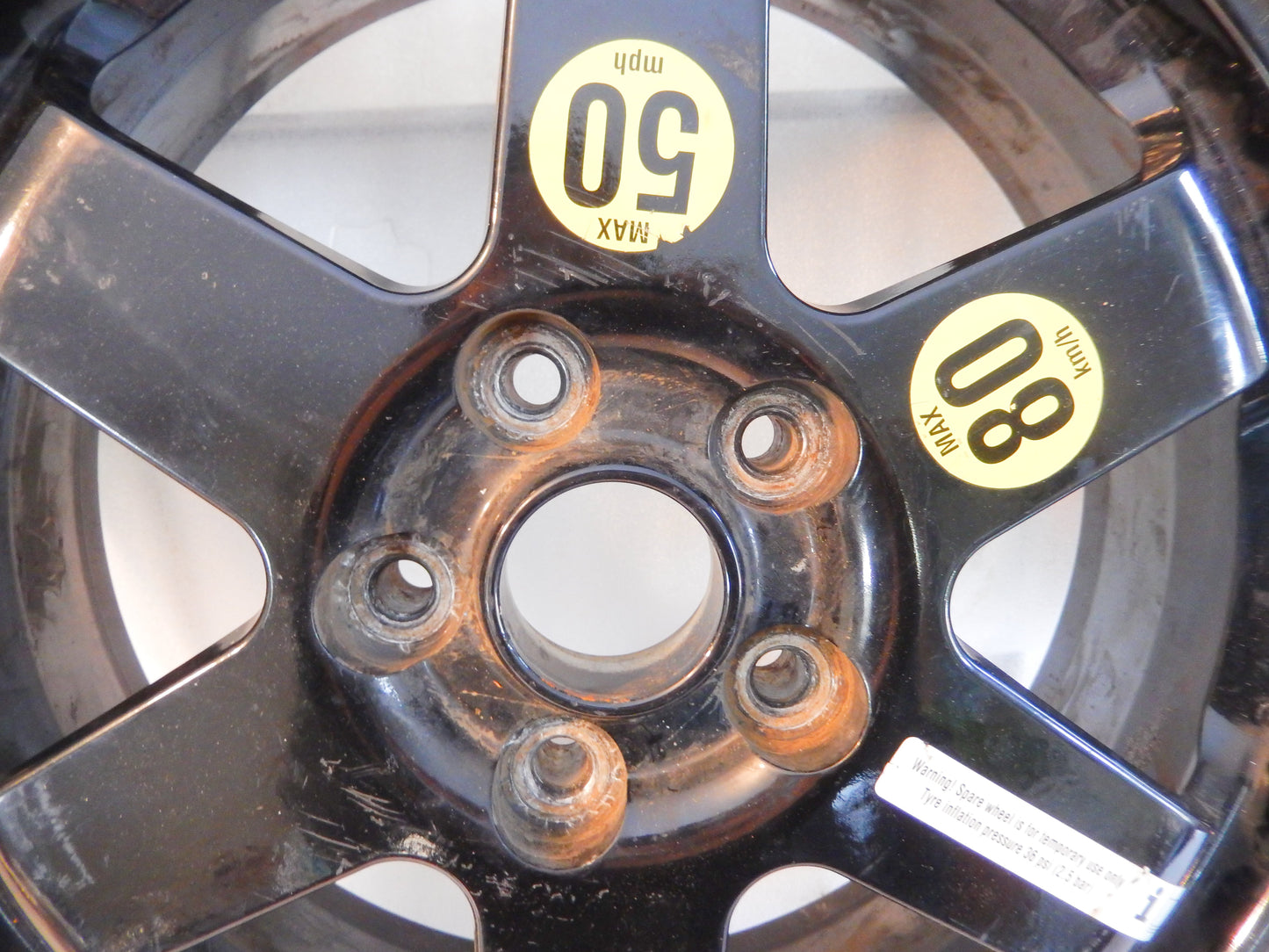 Maserati Quattroporte M139 Spare Wheel and Tire