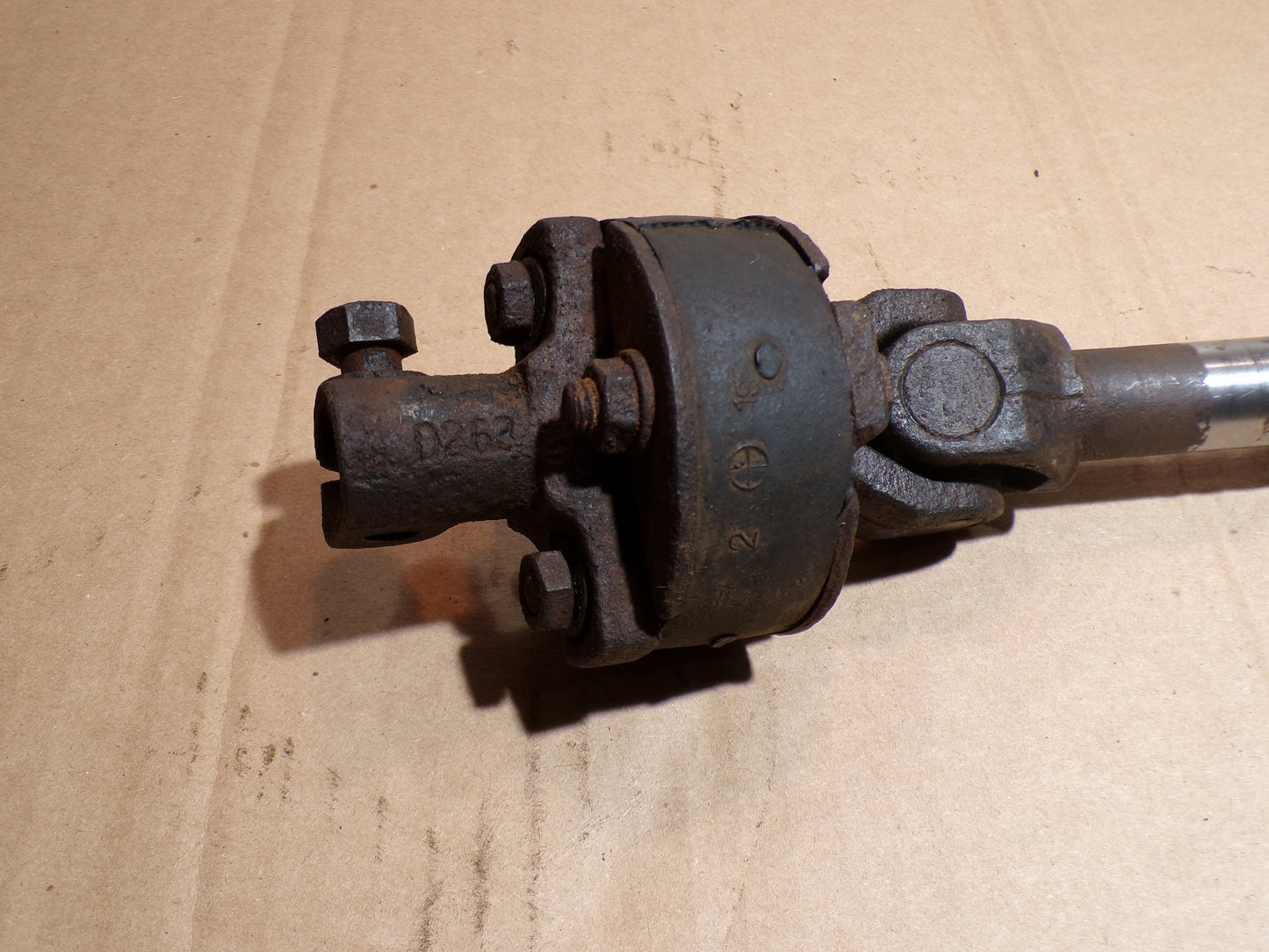 Datsun 240Z Lower Steering Shaft with Rag Joint