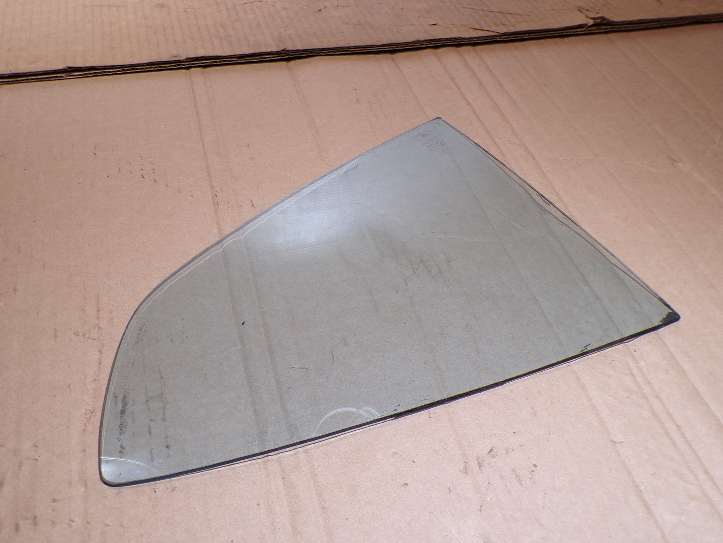 Datsun 240Z Series One Blue Tint Drivers Side Rear Quarter Window Glass