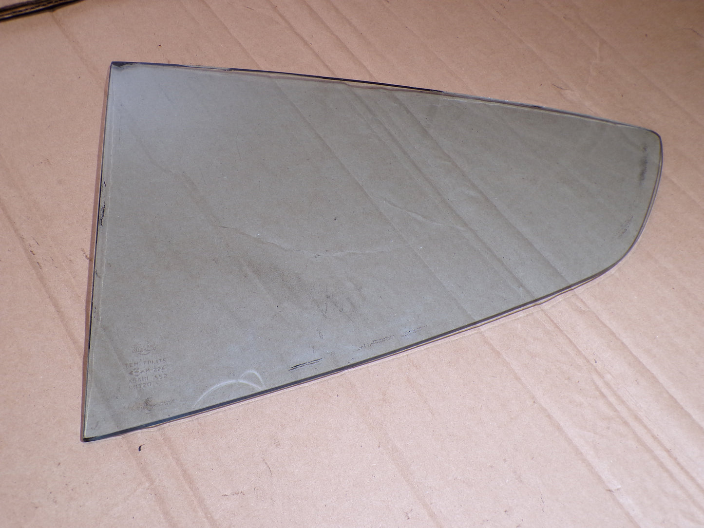 Datsun 240Z Series One Blue Tint Drivers Side Rear Quarter Window Glass