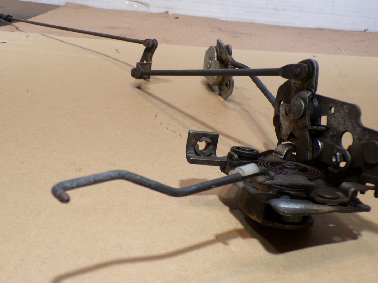 Datsun 280Z Passenger Door Lock + Rods Assembly