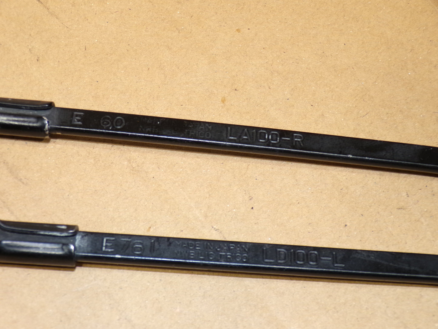 Datsun 240Z - 280Z - 280ZX Black Windshield Wiper Set