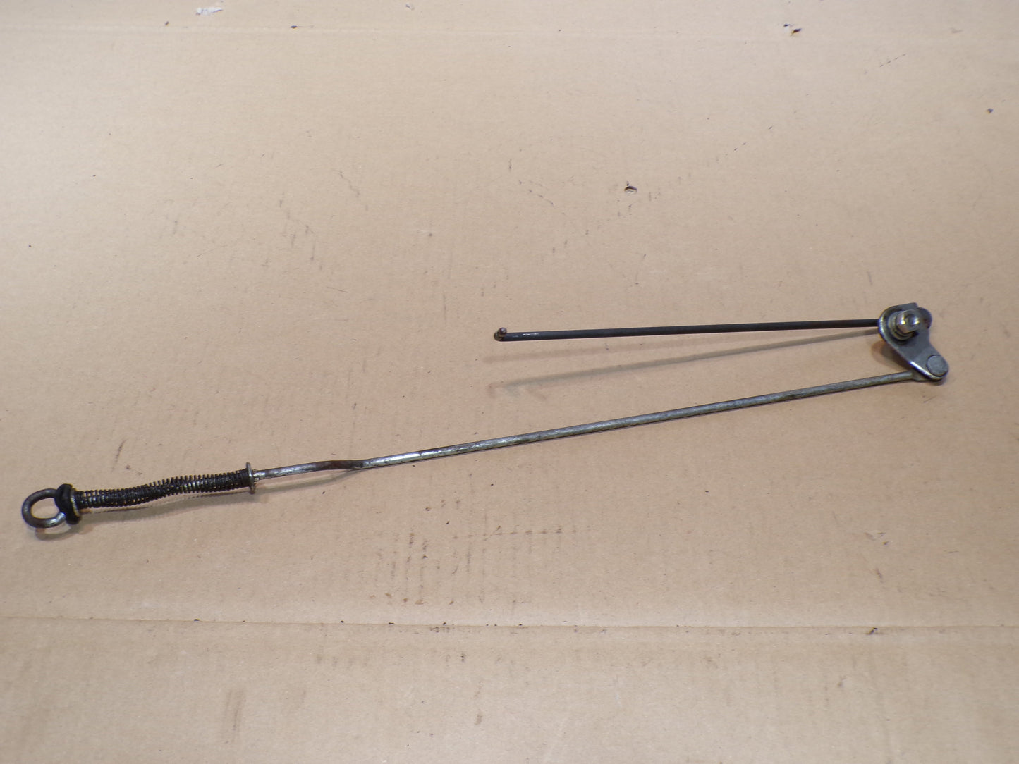 Datsun 240Z Series One Passenger Door Interior Latch Lock Rod with Pivot Bolt Assembly