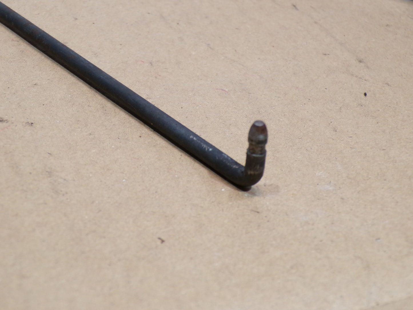 Datsun 240Z Series One Passenger Door Interior Latch Lock Rod with Pivot Bolt Assembly