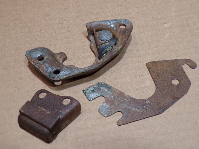 Datsun 240Z Passengers Door B Pillar Lock Receiver Assembly