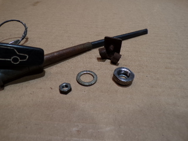 Datsun 240Z Series One Hood Release Handle, Rod and Fasteners Kit