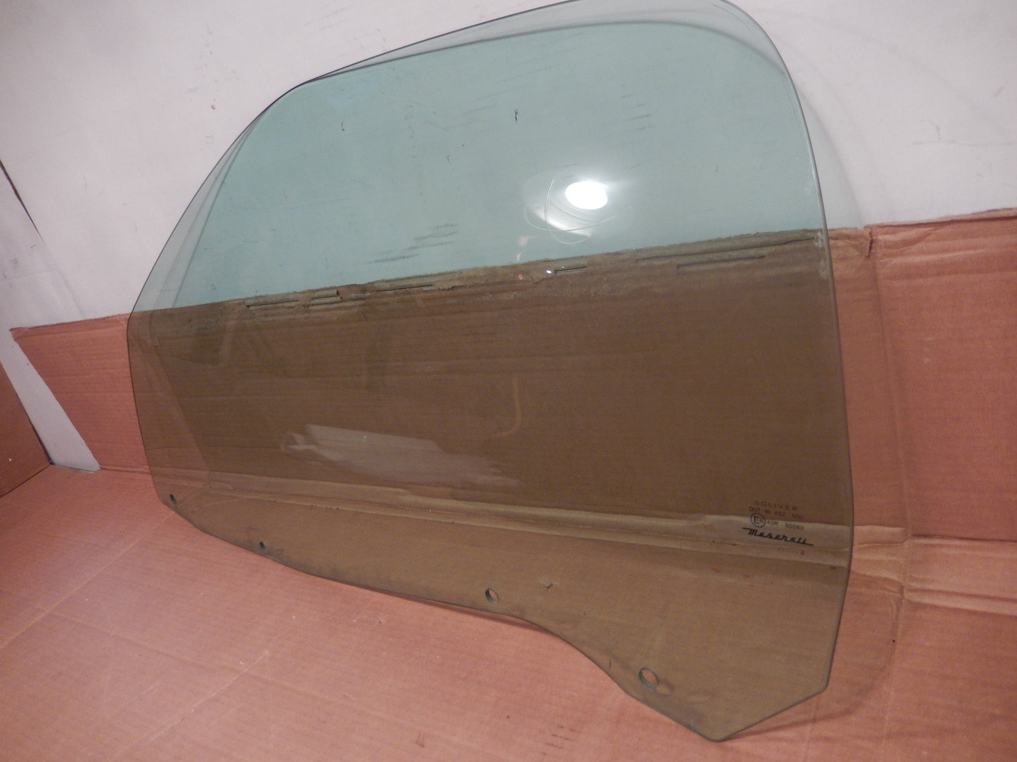 Maserati M138 Spyder Drivers Side Door Glass