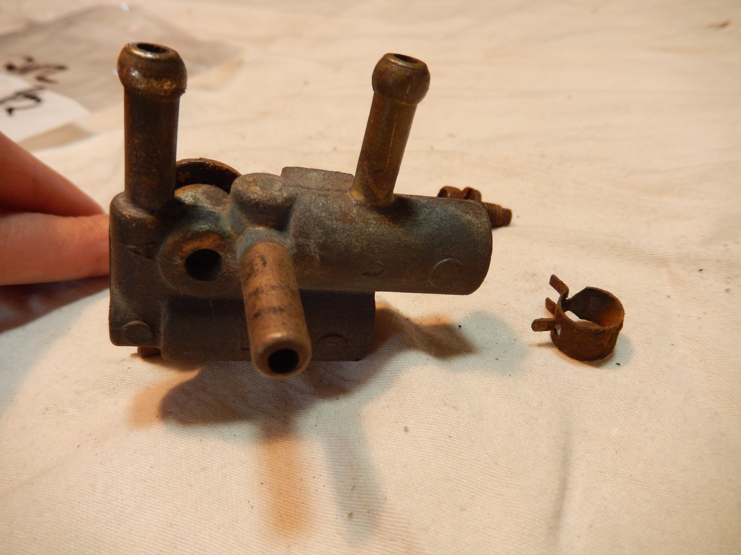 Datsun 240Z Engine Bay Left Front Inner Feeder Check Valve