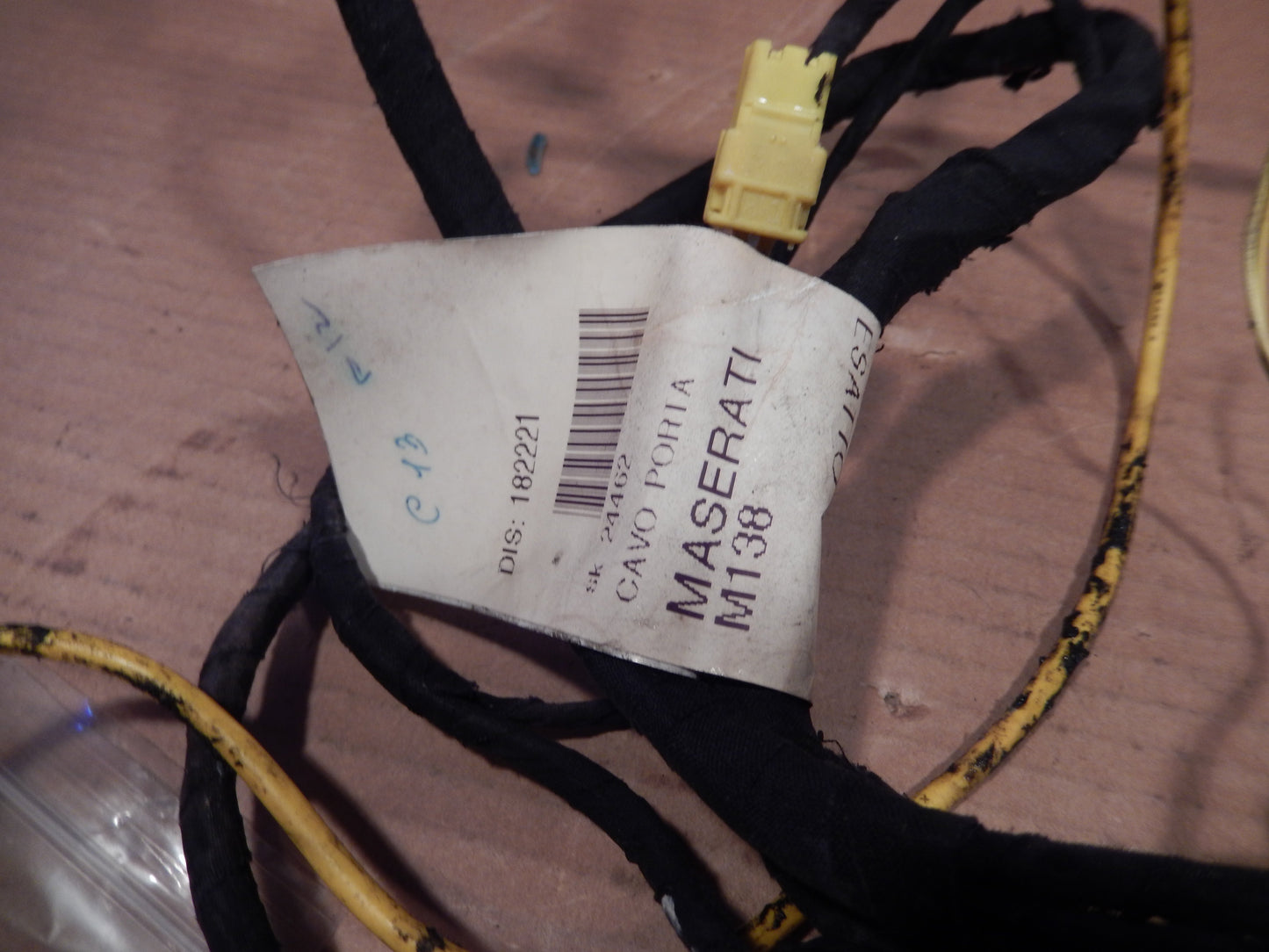 Maserati 138 Passenger Door Wire Harness