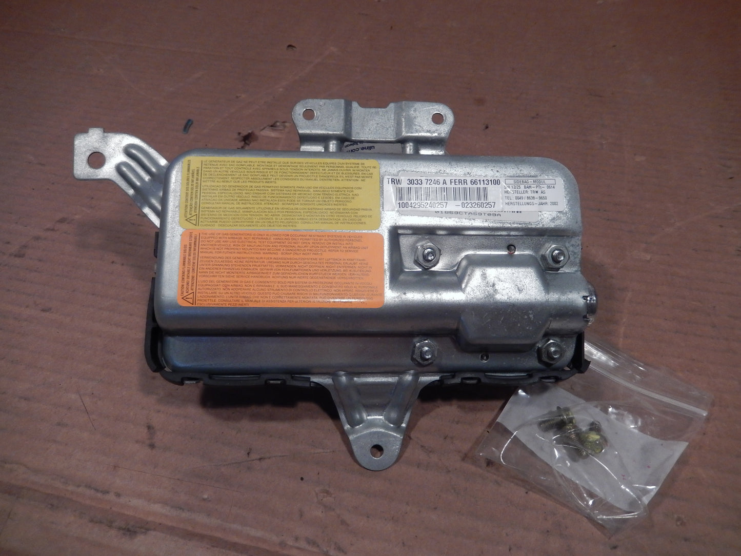 Maserati 138 Passengers Door Airbag
