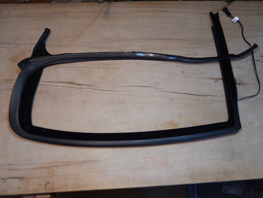 Maserati QP M139 Rear Driver Door Glass Seal and Trim