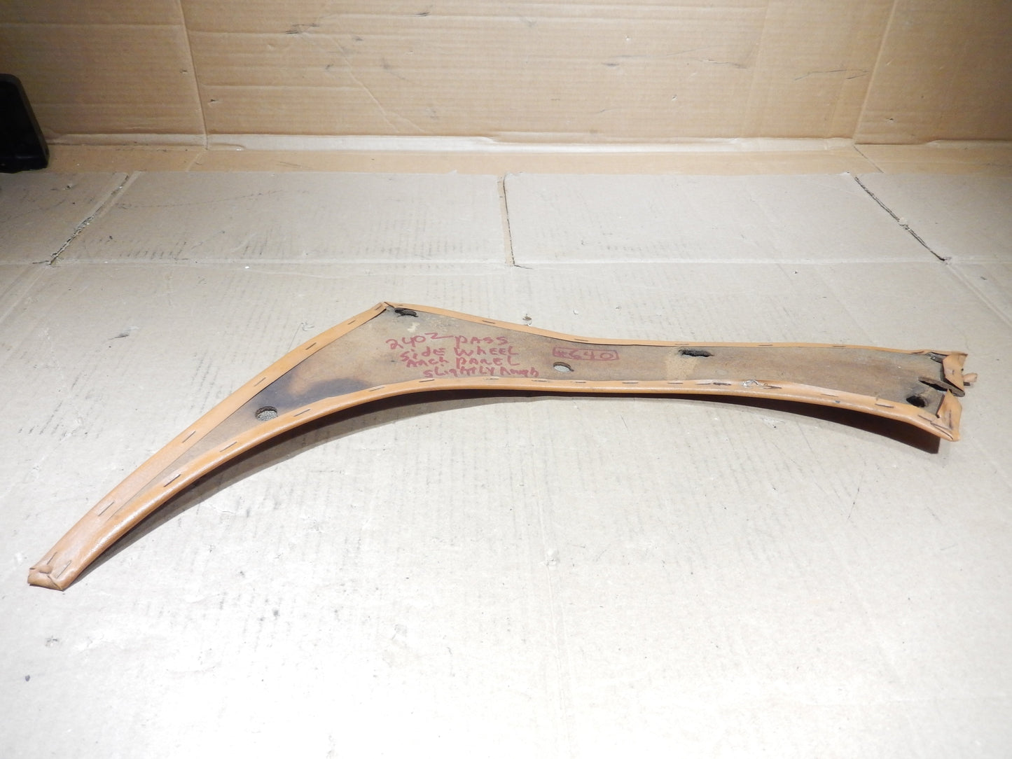 Datsun 240Z Passenger Side Wheel Arch Panel SKU # 640