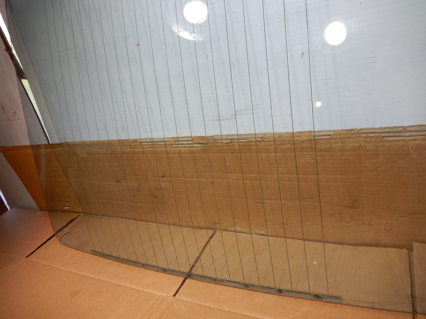 Datsun 240Z Rear Hatch Glass Vertical Lines   SKU # 28