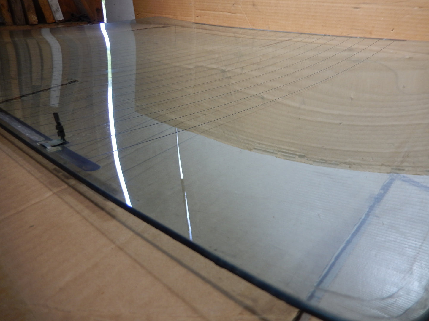 Datsun 240Z Rear Hatch Glass Vertical Lines   SKU # 28
