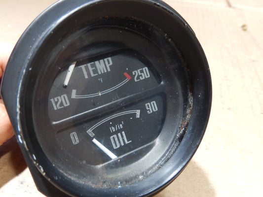 Datsun 240Z Water Temperature/Oil Pressure Gauge