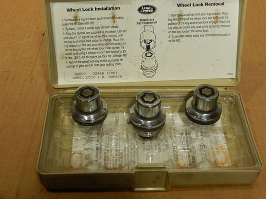 Range Rover P38 Locking Lug Nut Set
