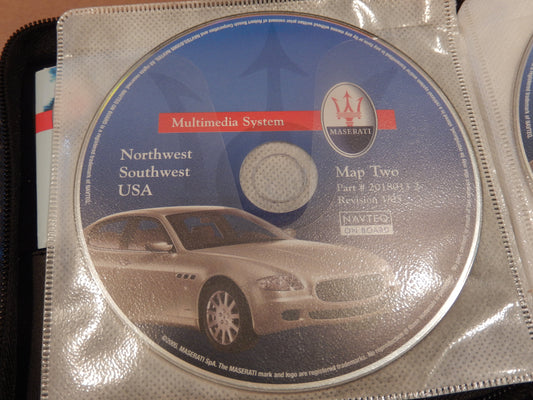 Maserati Quattroporte M139 North-West / South-West Navigation CD