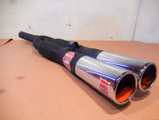 ANSA NOS Canted and Angled Twin Straight Cut Exhaust Tips