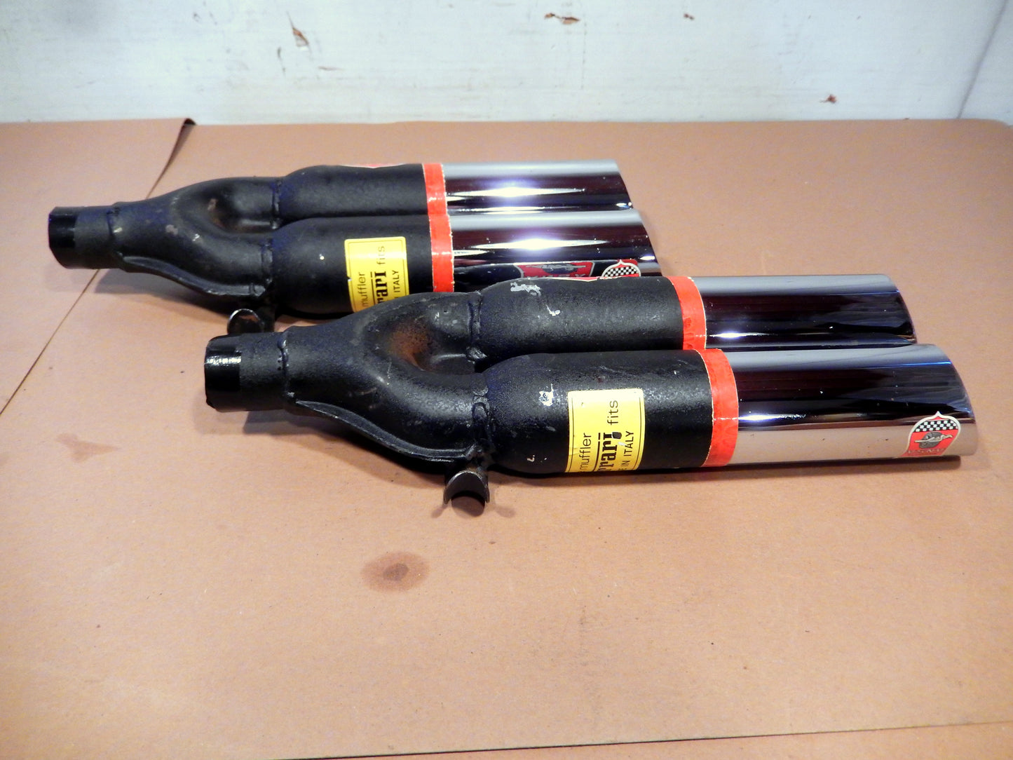 ANSA NOS Pair of Twin Slant Cut Exhaust Tips SKU # 637