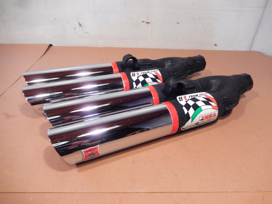ANSA NOS Pair of Twin Slant Cut Exhaust Tips SKU # T568