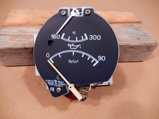 Datsun 280ZX Dashboard Cluster Water and Oil Temperature Gauge