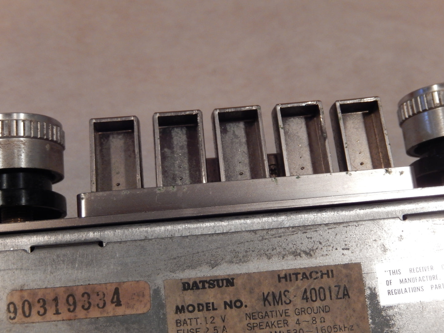 Datsun 280ZX Original Hitachi Radio SKU # 44