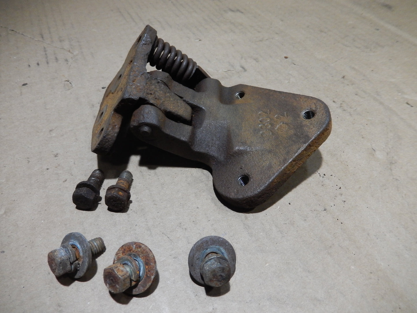 Datsun 240Z Lower Passenger Door Hinge and Bolt Set