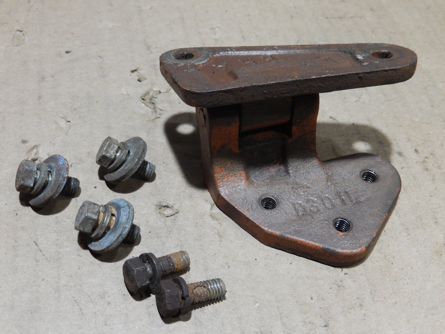 Datsun 240Z Upper Drivers Side Door Hinge and Bolt Set