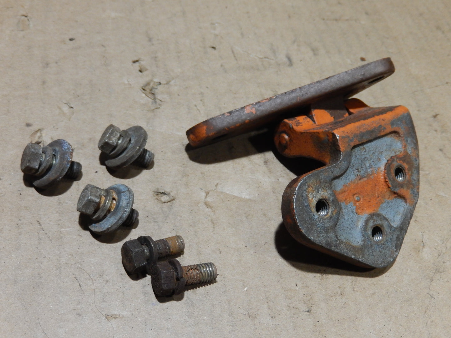 Datsun 240Z Upper Drivers Side Door Hinge and Bolt Set