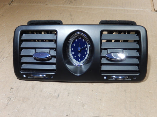 Maserati M139 Center Upper Dashboard Vent and Clock Panel