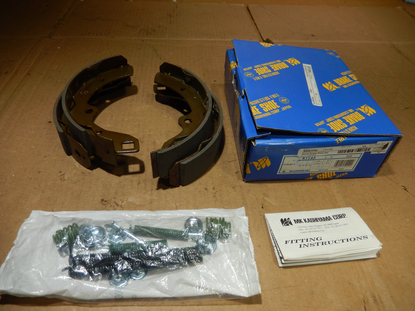 Datsun 240Z Rear Drum Brake Shoe Set