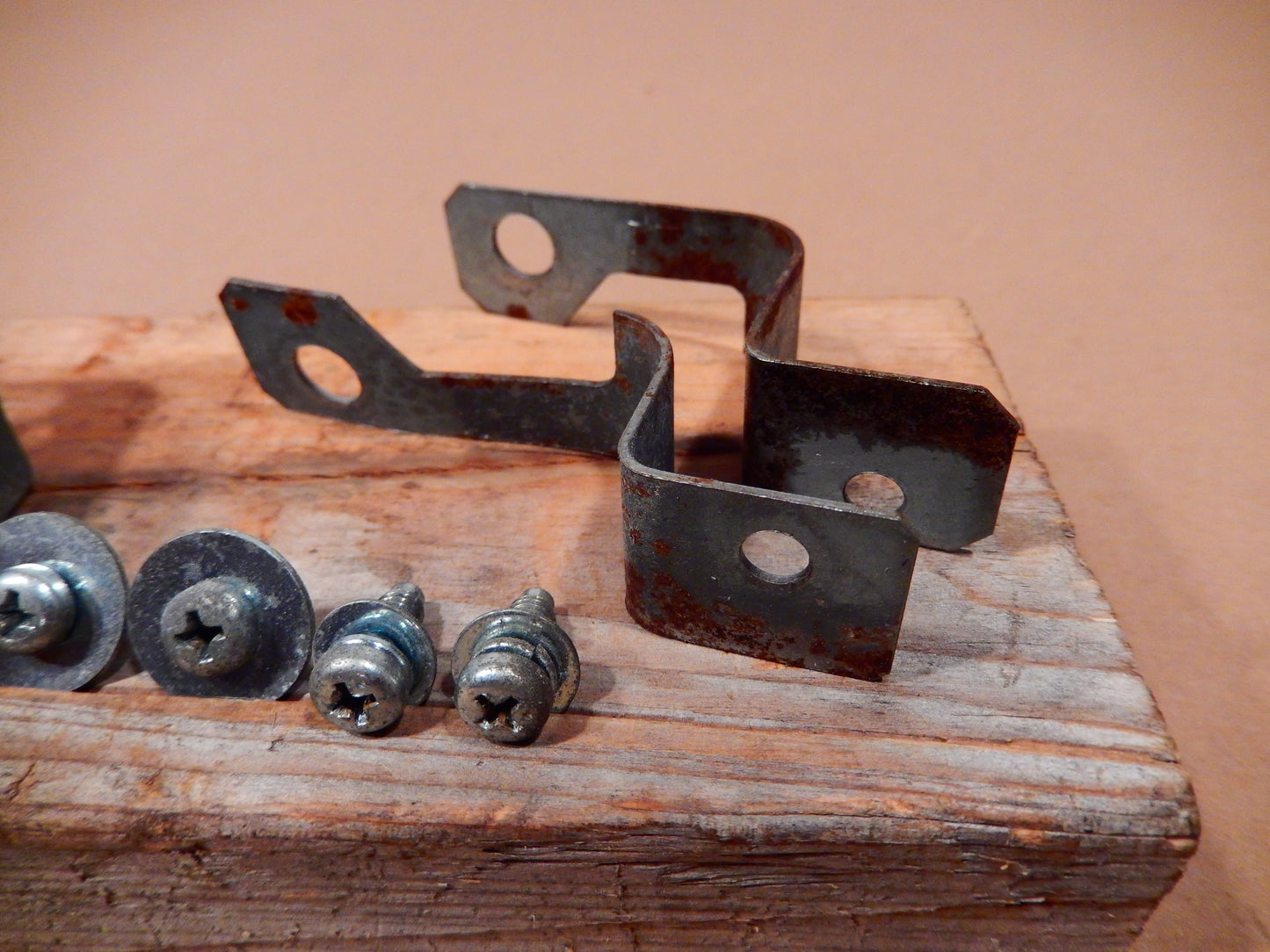 Datsun 280ZX Center Dashboard Instrument Cluster Mount Brackets Set