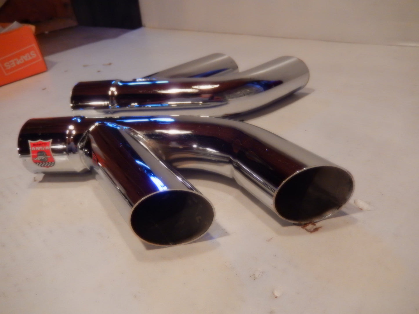 Maserati ANSA OEM Vintage Pair of Twin Side Pipes