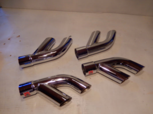 Maserati ANSA OEM Vintage Set Of Four Side Pipe Tips