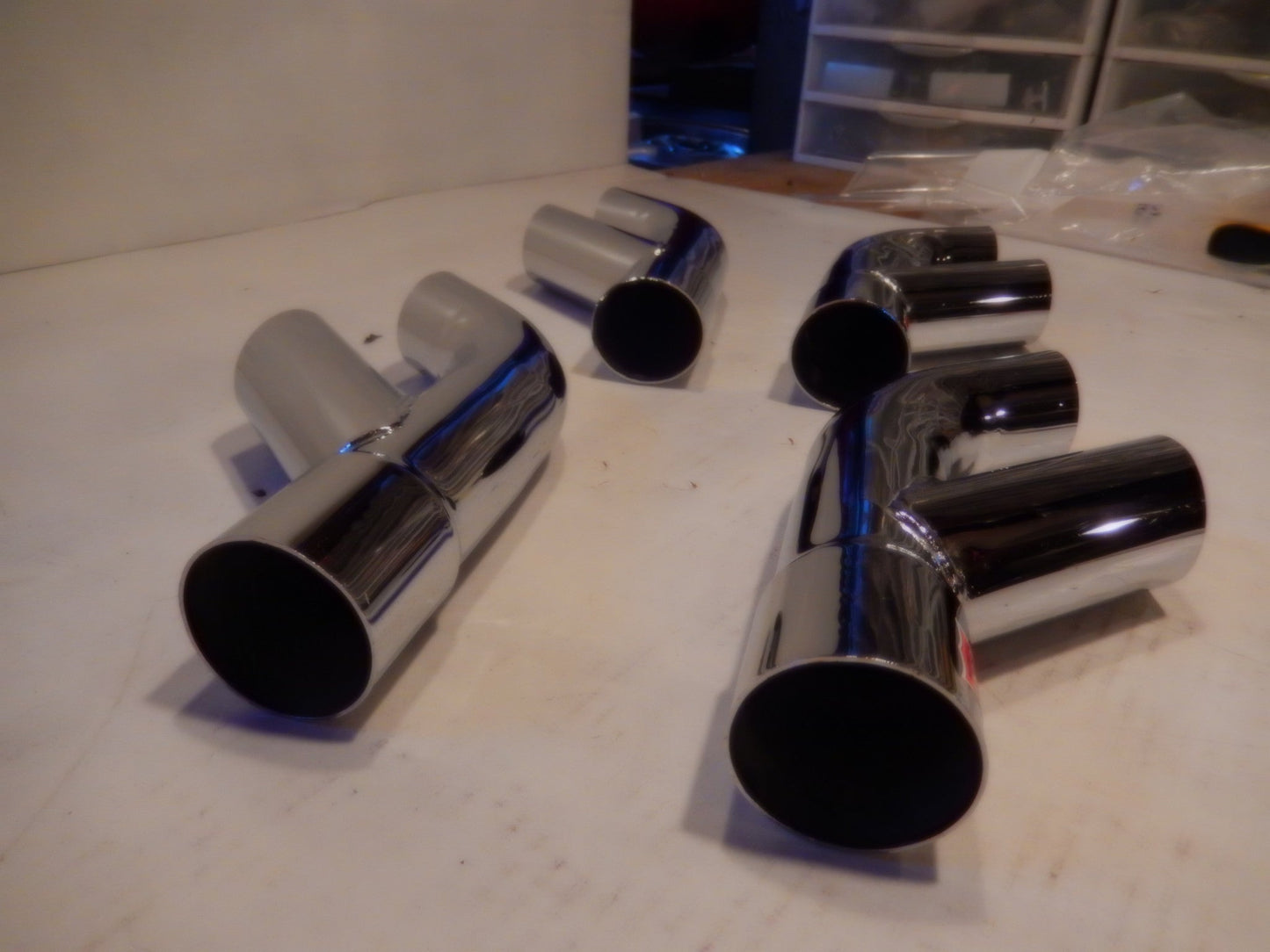 Maserati ANSA OEM Vintage Set Of Four Side Pipe Tips