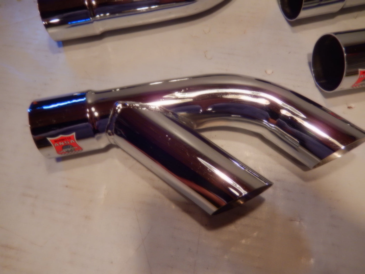 Maserati ANSA OEM Vintage Set Of Four Side Pipe Tips