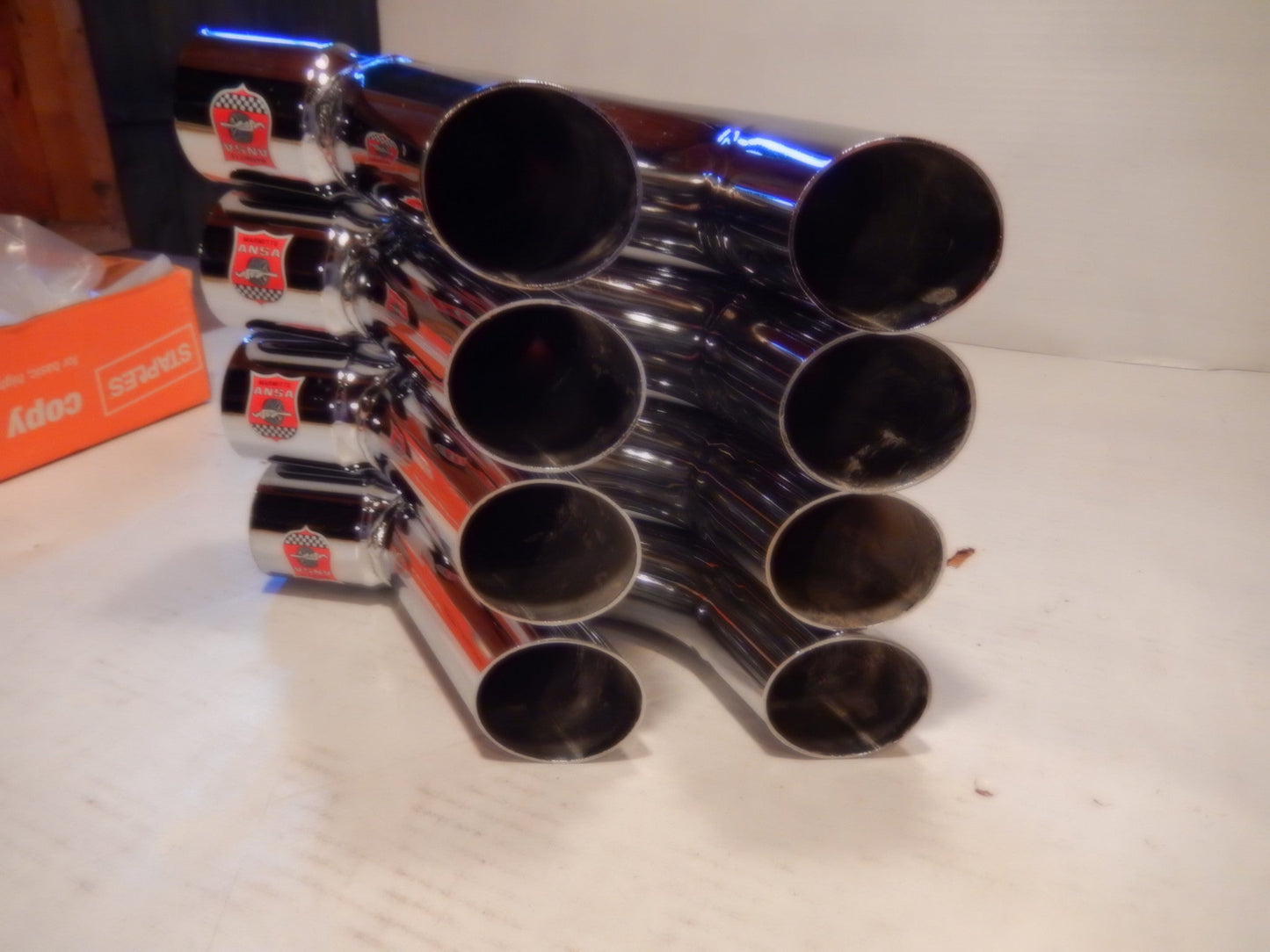 Maserati ANSA OEM Vintage Set Of Four Side Pipe Tips