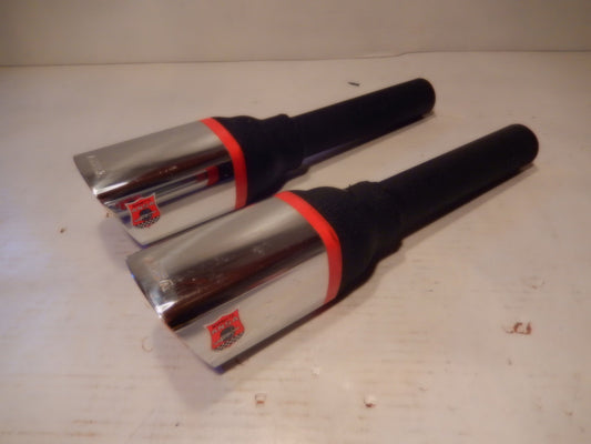 ANSA OEM Vintage Pair of NOS Square Exhaust Tips Typo TQ4229