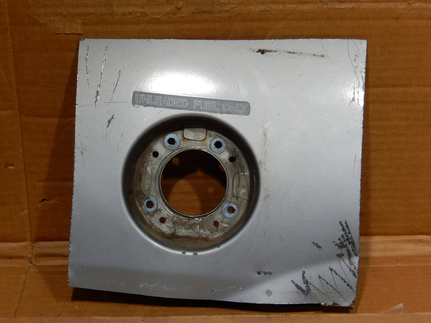 Datsun 280ZX Gas Filler Neck Port Body Cut Panel